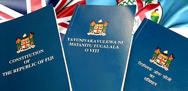 Constitution of Fiji in English, Fijian, and Fiji Hindi (photo credit: Fiji Legal Aid Fiji via Facebook) Constitution of Fiji in English, Fijian, and Fiji Hindi (photo credit: Fiji Legal Aid Fiji via Facebook)