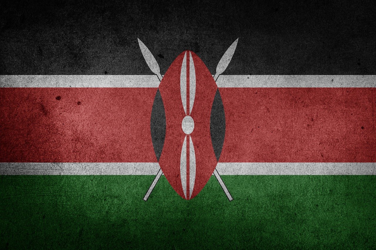 Flag of Kenya (photo credit: Chickenonline via pixabay)